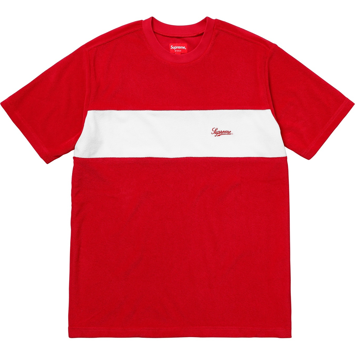 Chest Stripe Terry Top view 3
